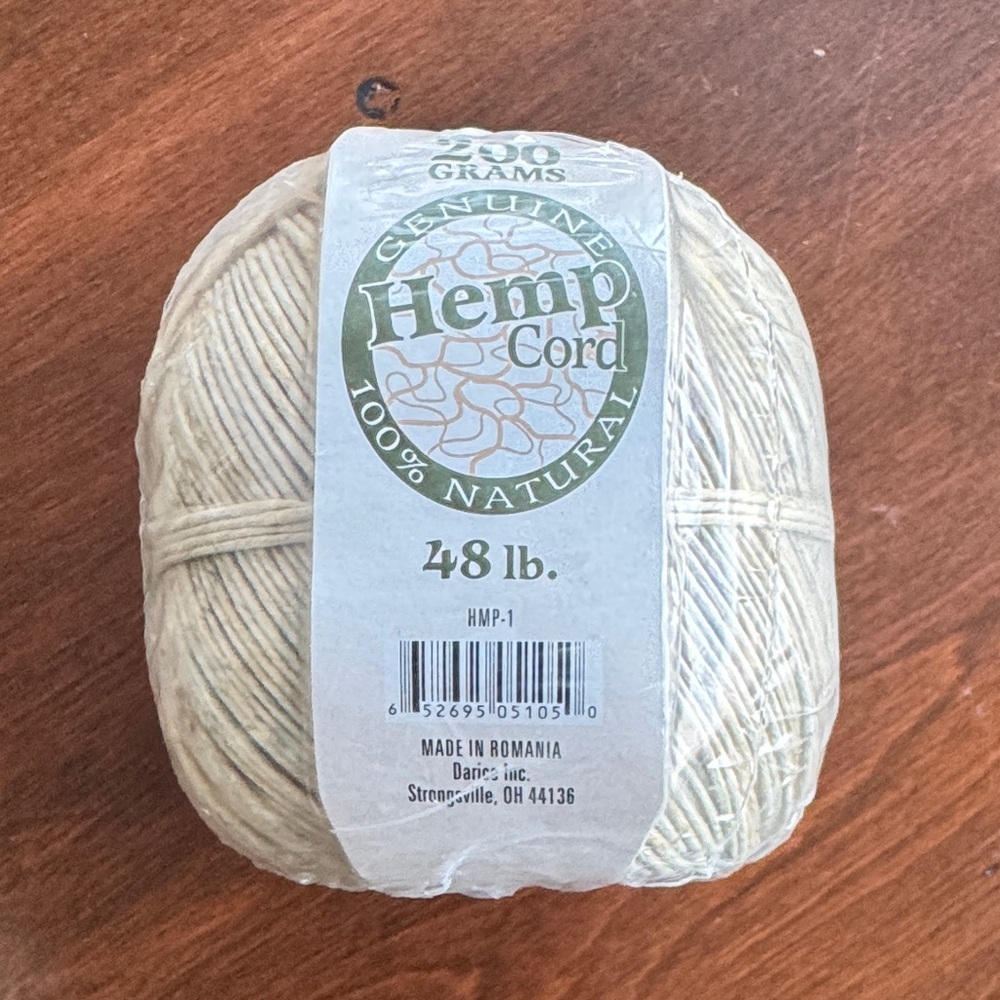 Darice Natural Hemp Cord